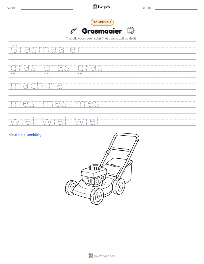 Schrijf Oefening