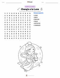 Anteprima della scheda stampabile di Chang'e