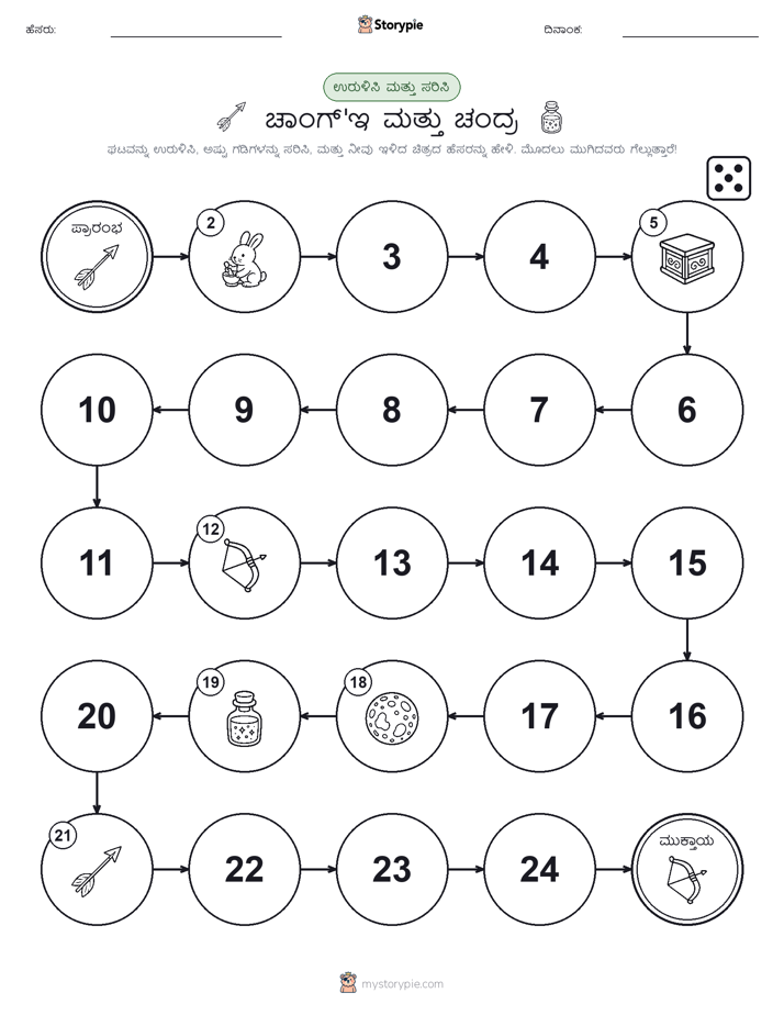ರೋಲ್ & ಚಲನೆ ಆಟ