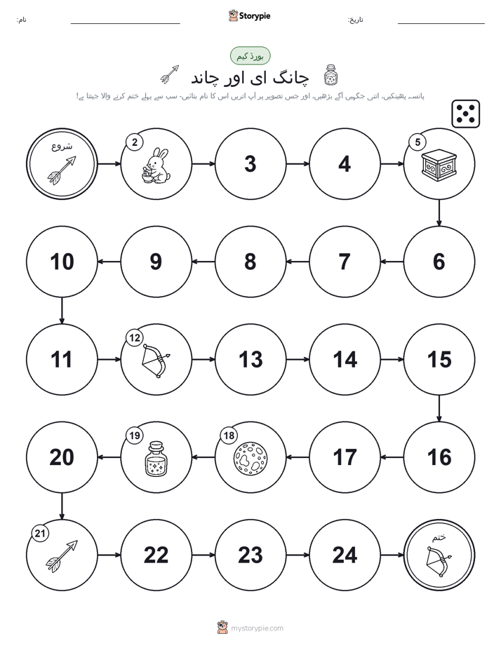 رول اور منتقل کریں کھیل