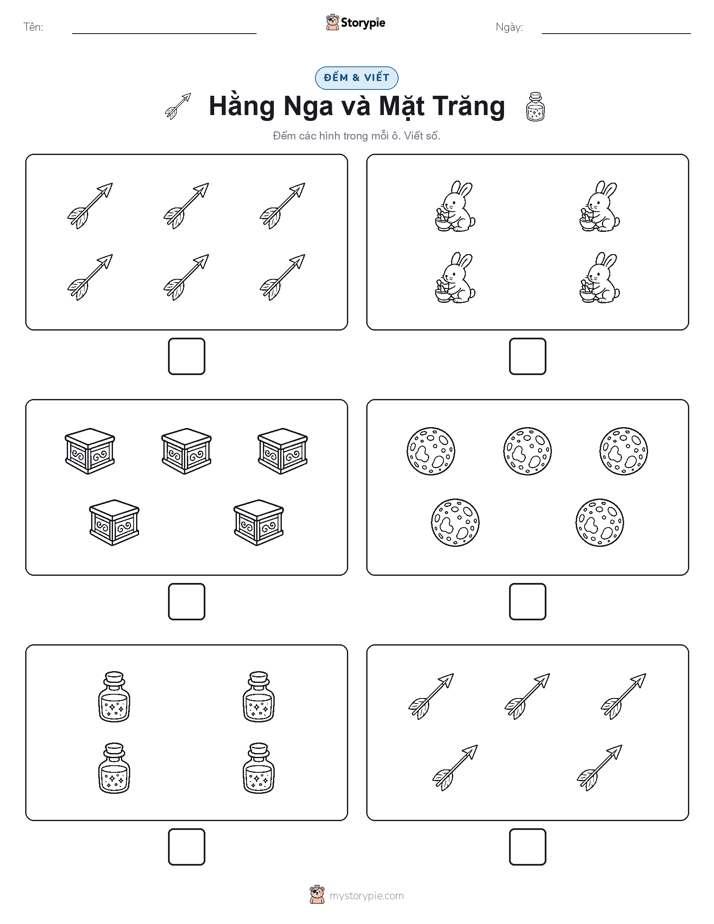 Đếm & Viết