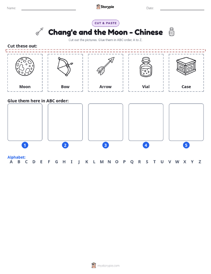 Cut & Paste Alphabet