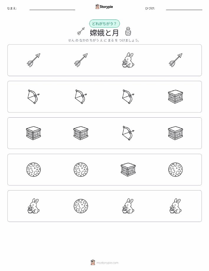 異なるものを見つけよう