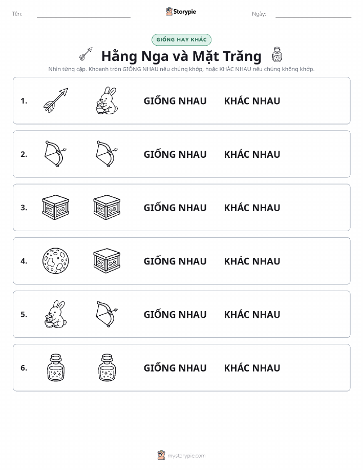 Giống Hay Khác