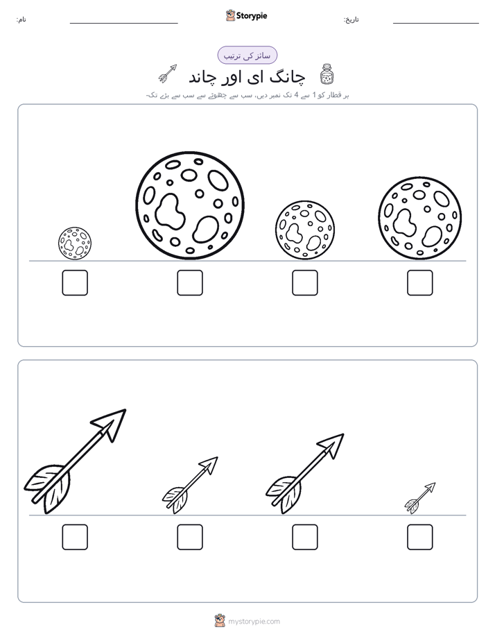 سائز کی ترتیب