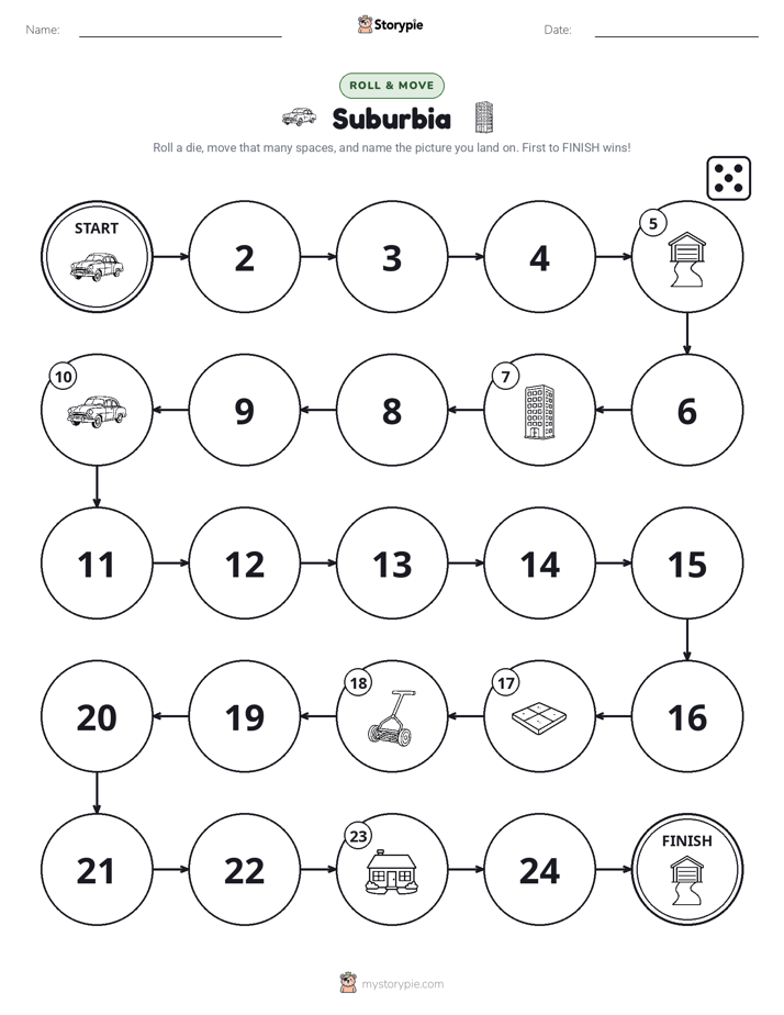 Roll & Move Game