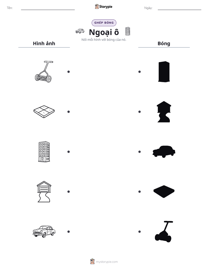 Ghép Hình Bóng