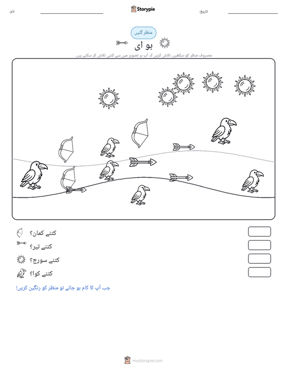 گنتی کا منظر
