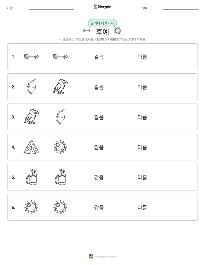 같은 것 또는 다른 것