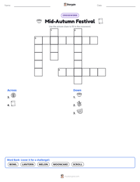 Mid-Autumn Festival printable worksheet preview