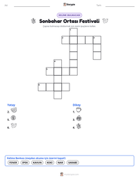 Sonbahar Ortası Festivali yazdırılabilir çalışma sayfası önizlemesi
