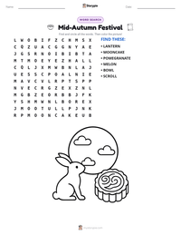 Mid-Autumn Festival printable worksheet preview