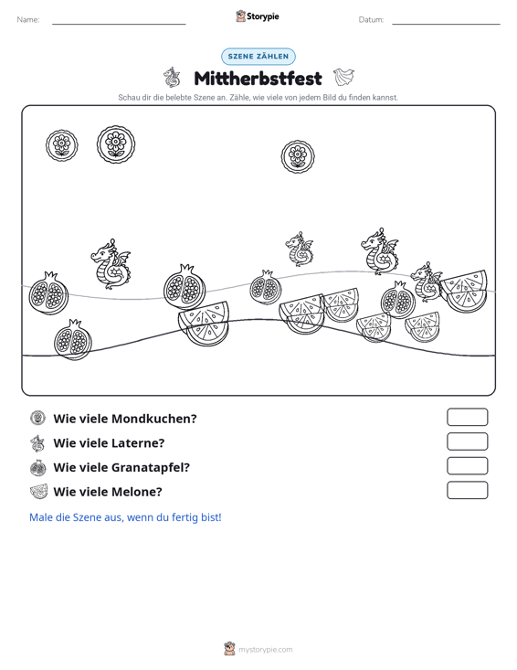Zähl-Szene