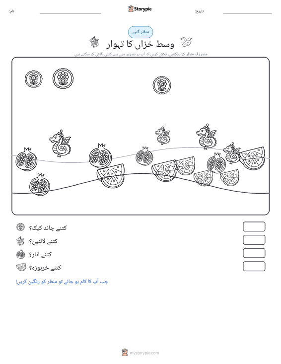 گنتی کا منظر