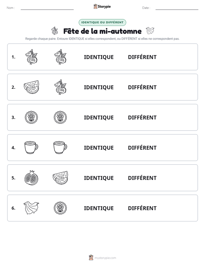 Identique ou Différent