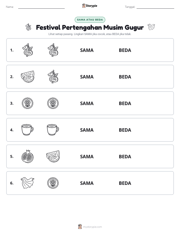 Sama atau Berbeda