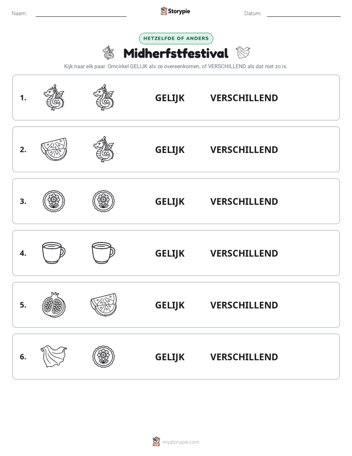 Zelfde of Verschillend