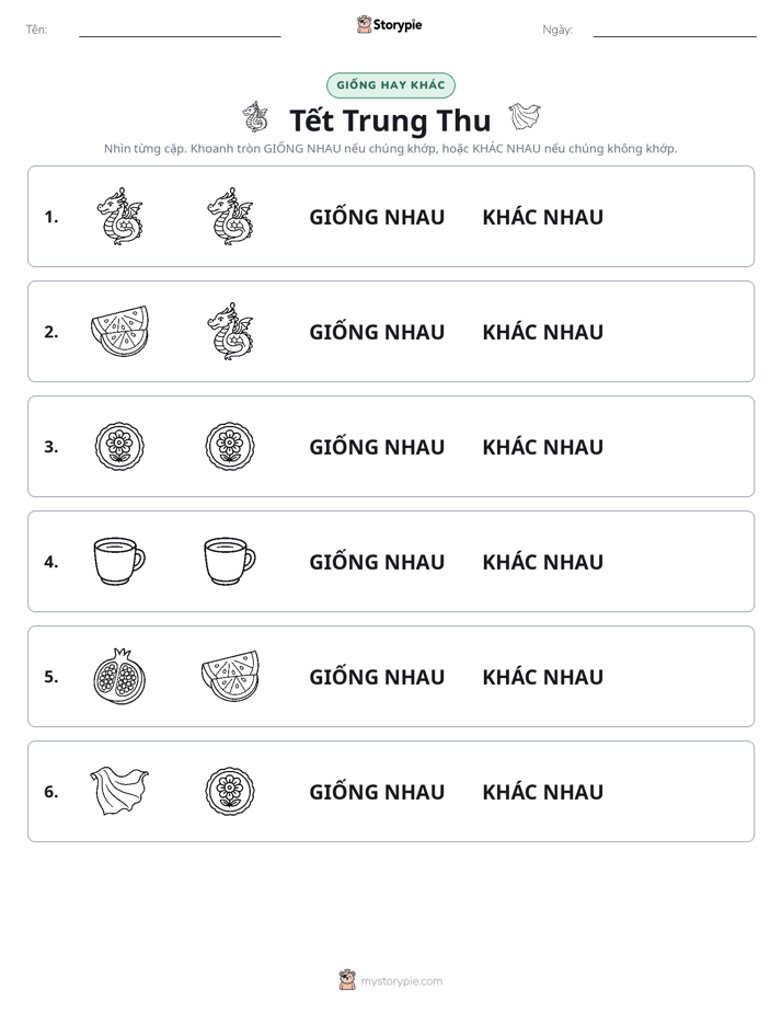 Giống Hay Khác
