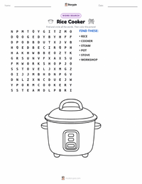 Rice Cooker printable worksheet preview