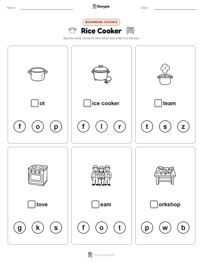 Beginning Sounds