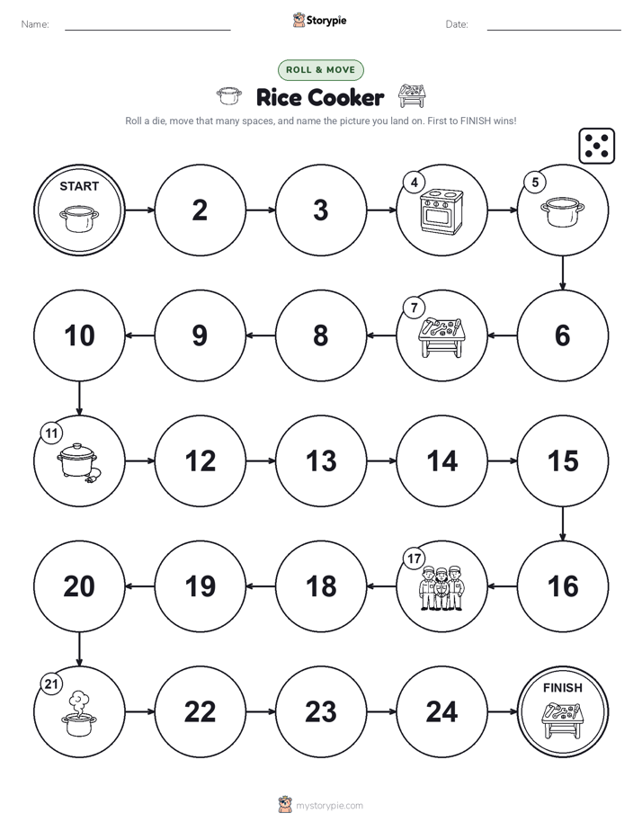 Roll & Move Game