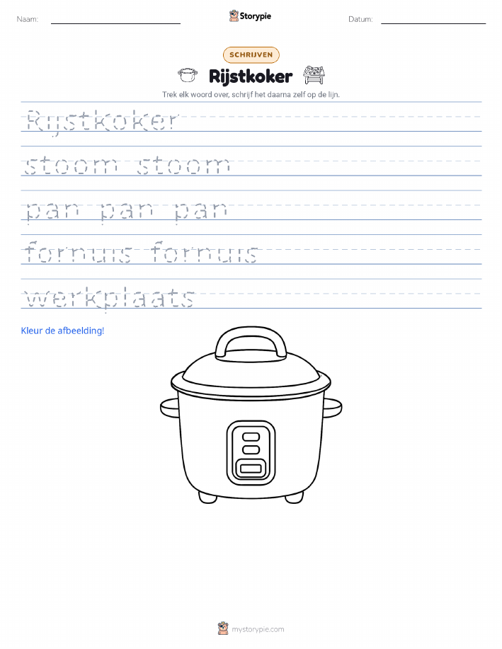 Schrijf Oefening