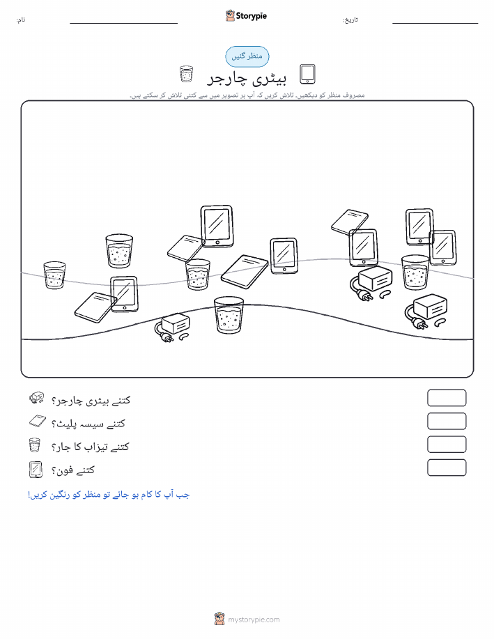 گنتی کا منظر