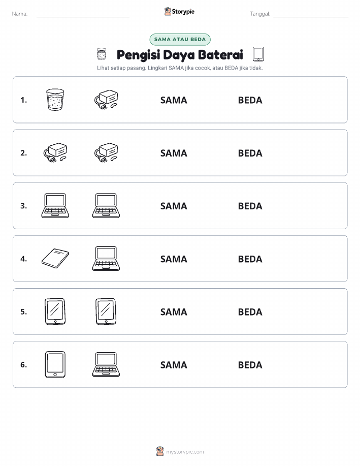 Sama atau Berbeda
