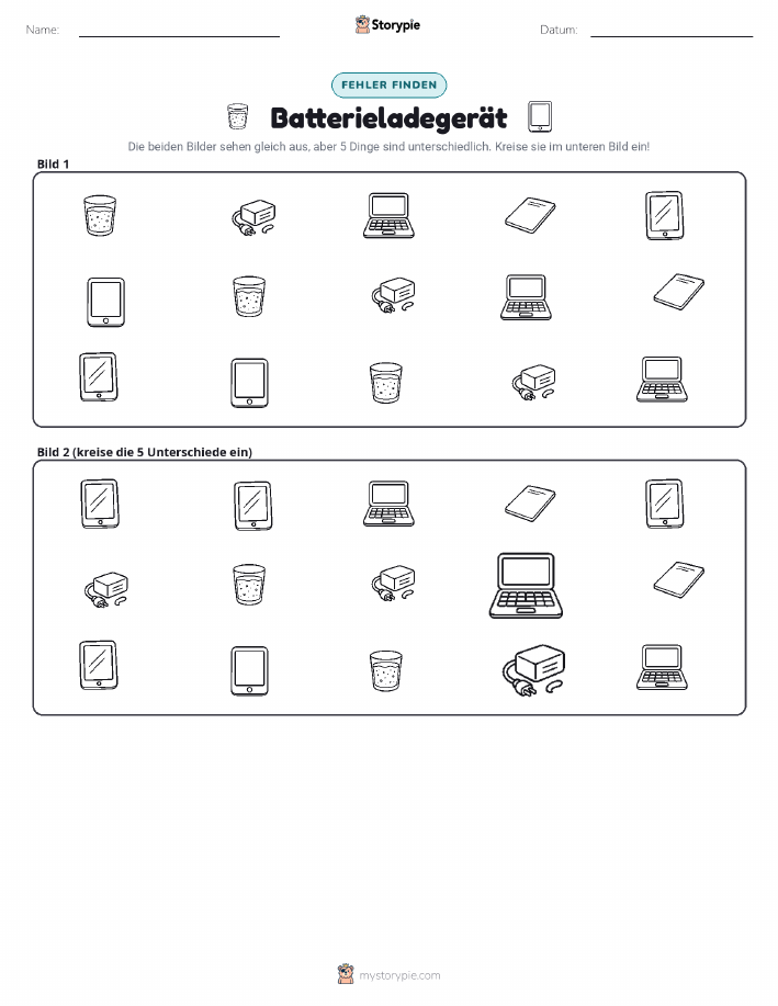 Finde den Unterschied