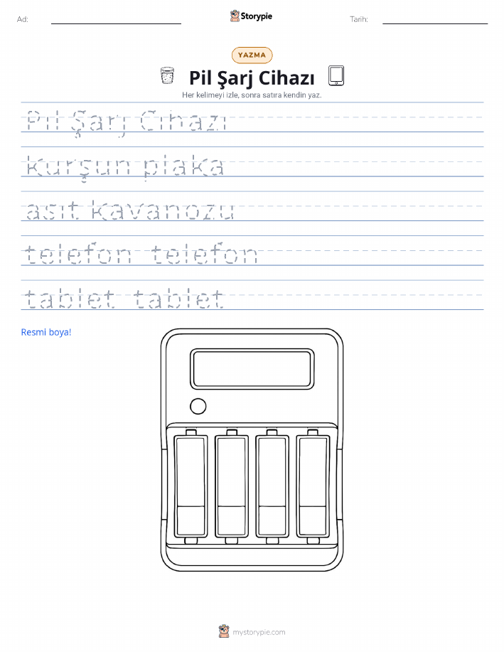 Yazma Pratiği