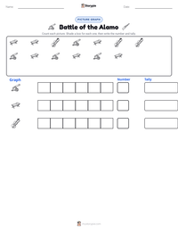 Battle of the Alamo printable worksheet preview