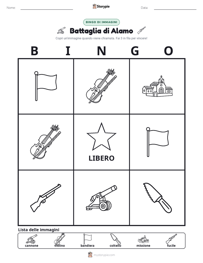 Bingo delle Immagini