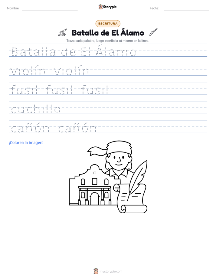 Práctica de Escritura