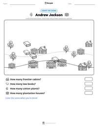 Andrew Jackson printable worksheet preview