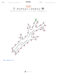 アンドリュー・ジャクソン の印刷可能ワークシートプレビュー