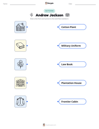 Andrew Jackson printable worksheet for kids