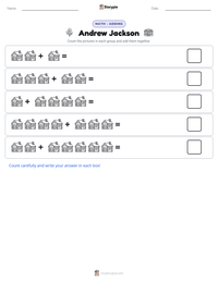Andrew Jackson printable worksheet preview