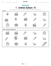 Andrew Jackson printable worksheet preview