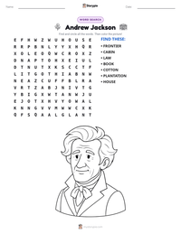 Andrew Jackson printable worksheet preview