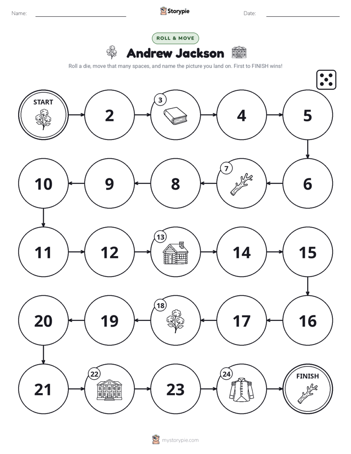 Roll & Move Game