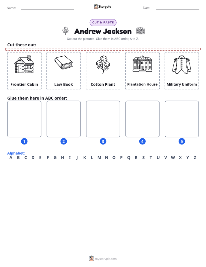 Cut & Paste Alphabet