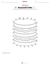 Alessandro Volta printable worksheet preview