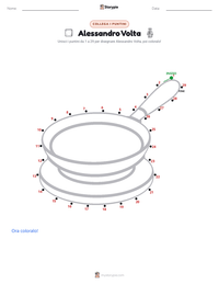 Anteprima della scheda stampabile di Alessandro Volta