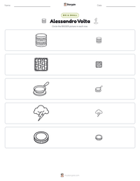 Alessandro Volta printable worksheet preview
