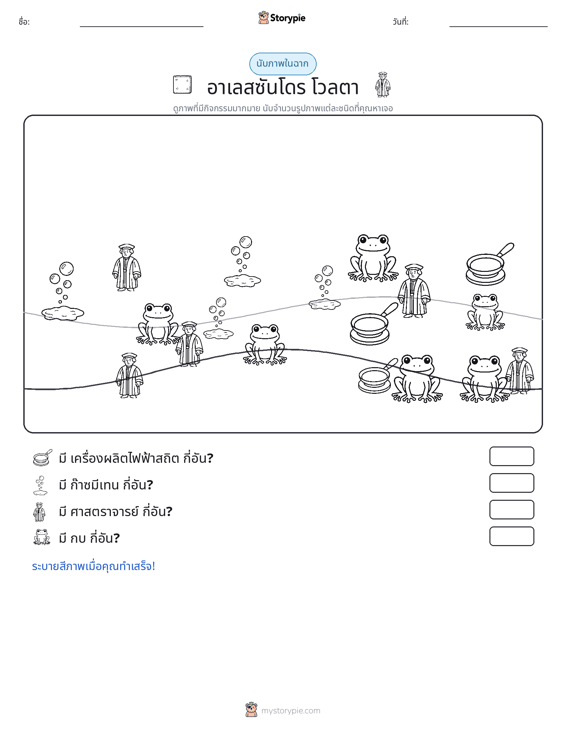 ฉากการนับ