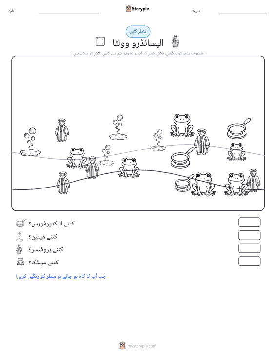 گنتی کا منظر