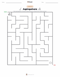 Anteprima della scheda stampabile di Aspirapolvere
