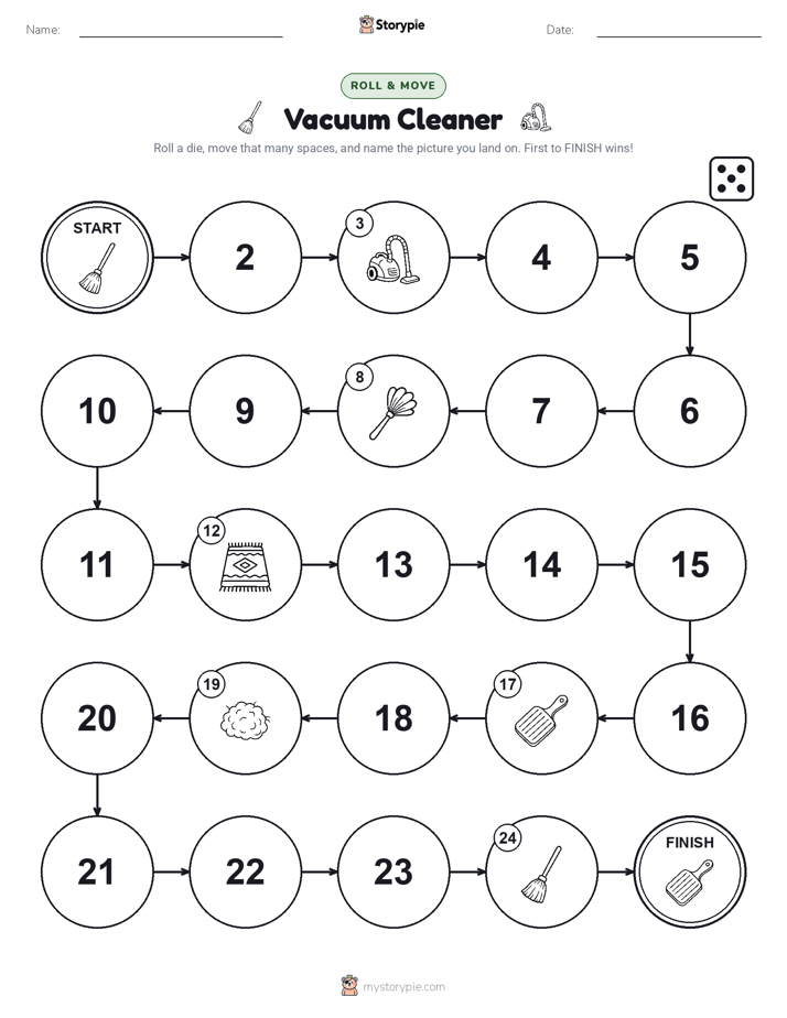 Roll & Move Game