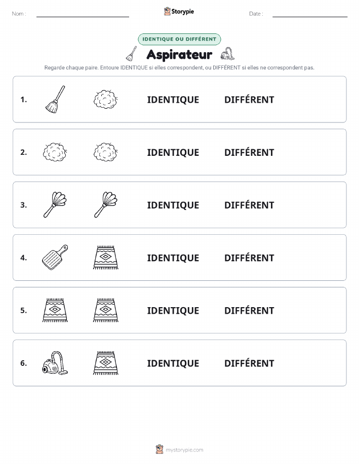 Identique ou Différent