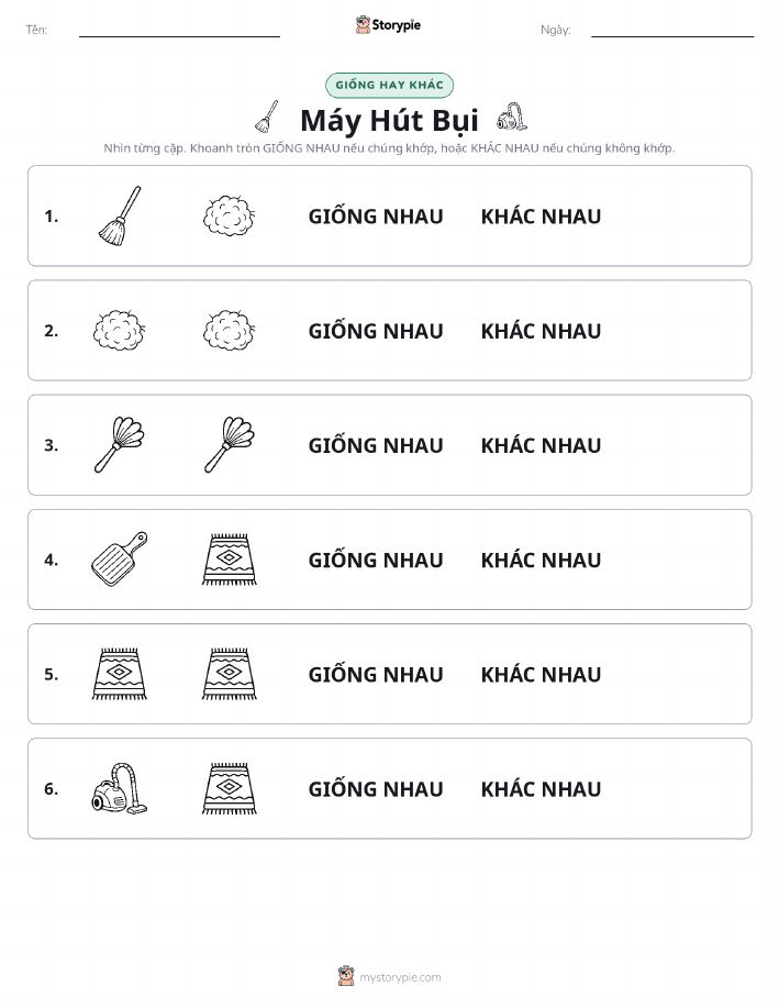 Giống Hay Khác